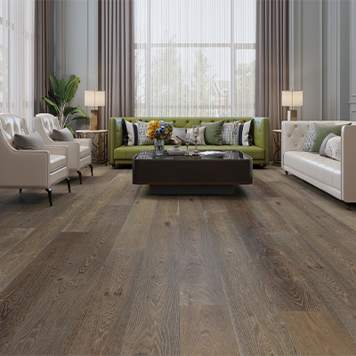 hardwood flooring in living room